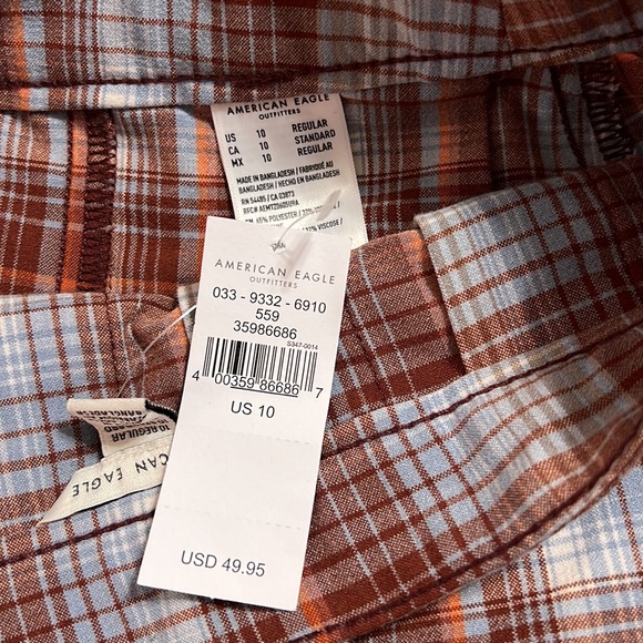 American Eagle Plaid Printed Skirt - Picture 3 of 3